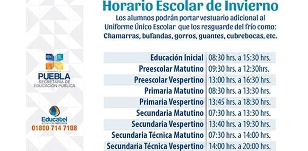 Horario de Invierno