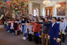 Toman protesta inspectores de sección de Puebla Capital