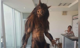 ‘Licaon’, animatronix creado por Iván y Erick Olarte.