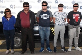 Los indiciados y el automotor, quedaron a disposición del Agente del Ministerio Públicp