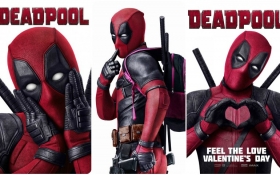 DeadPool llega a tiempo para celebrar con los enamorados.