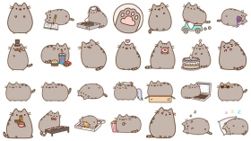 El gato Pusheen, uno de los stickers que ofrece Facebook podrá llegar a WhatsApp