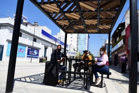 Ayuntamiento de Puebla inaugura el corredor peatonal Plaza de la Salud