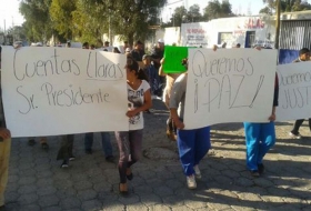 Marchan por la paz en la localidad