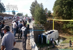 Accidente en la v&iacute;a corta a Santa Ana