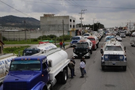 Los manifestantes lamentaron la ola de violencia en Amozoc  