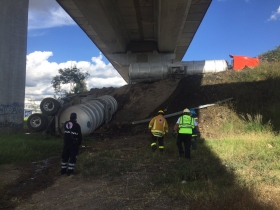 El 911 indicó que el cierre de la autopista inició en el kilómetro 120 y terminó en el 133