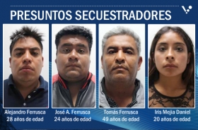 Personas aseguradas durante la acción operativa.