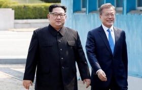 Kim Pyongyang y Yoon Young-chan.