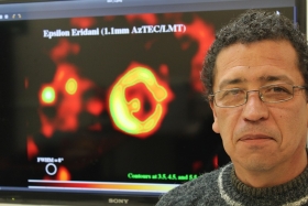 El GTM revela con nitidez el disco de polvo c&oacute;smico en una estrella parecida al Sol