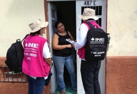 Inseguridad amenaza a capacitadores electorales. INE