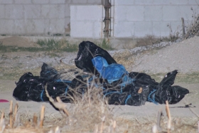 Se encontraban en una calle de terracería 