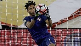 Gallese disputando Copa Am&eacute;rica Centenario
