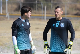 El equipo entrenó en el complejo los Olivos 