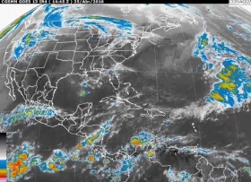 Probabilidad de lluvias en Puebla