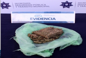 Detenido con marihuana