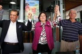 Ana Tere recibi&oacute; apoyo de varios luchadores sociales