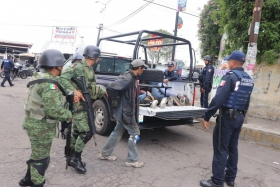 Elementos de la Guardia Nacional participaron en el operativo   