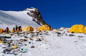 Expedición en el Everest.